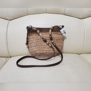 NWT Brighton woven crossbody bag